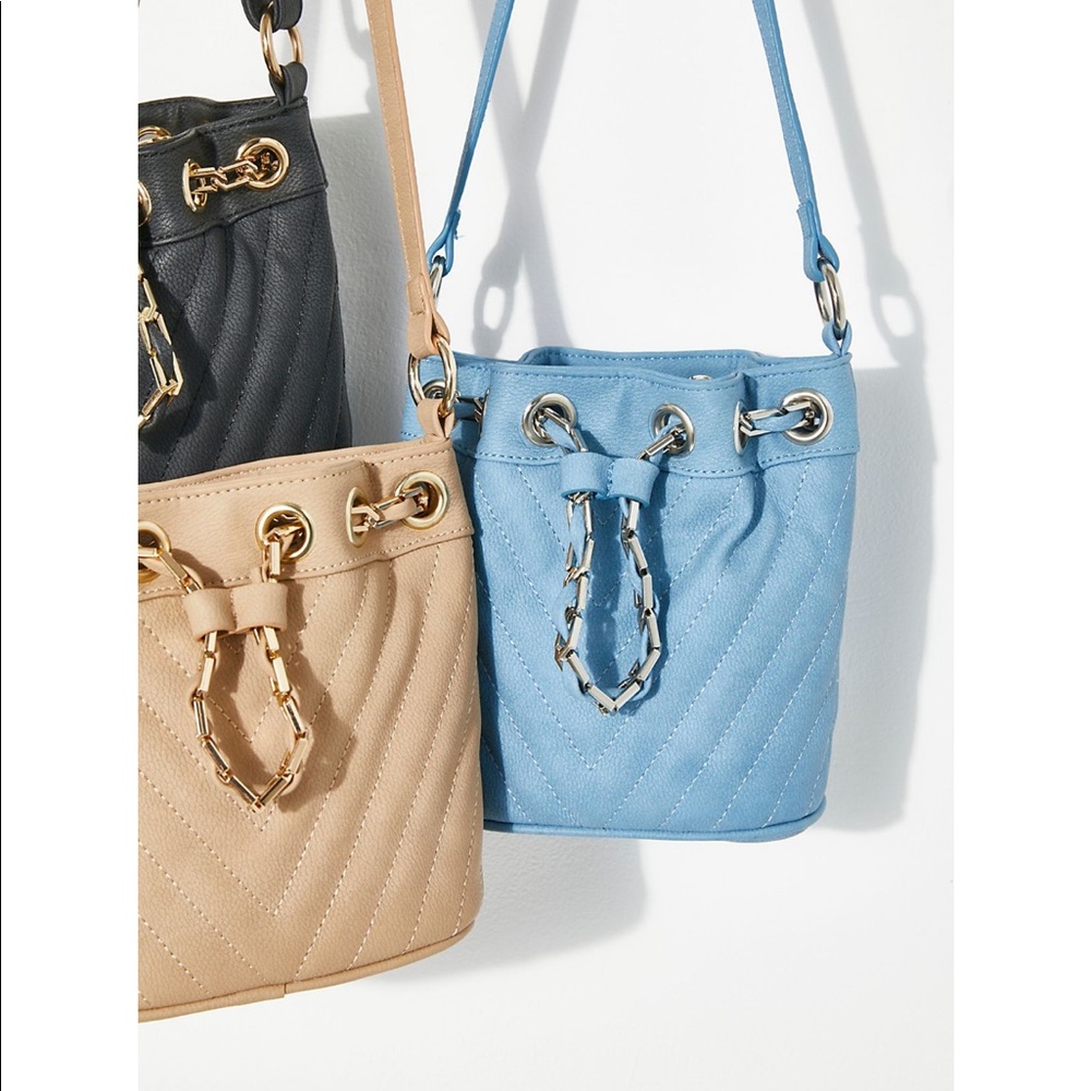Free People Elle Bucket Bag - Taupe
